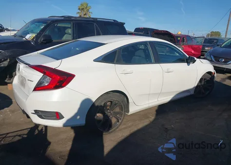 2020 Honda Civic Sedan Sport z USA, uszkodzony, nr VIN 2HGFC2F83LH581084